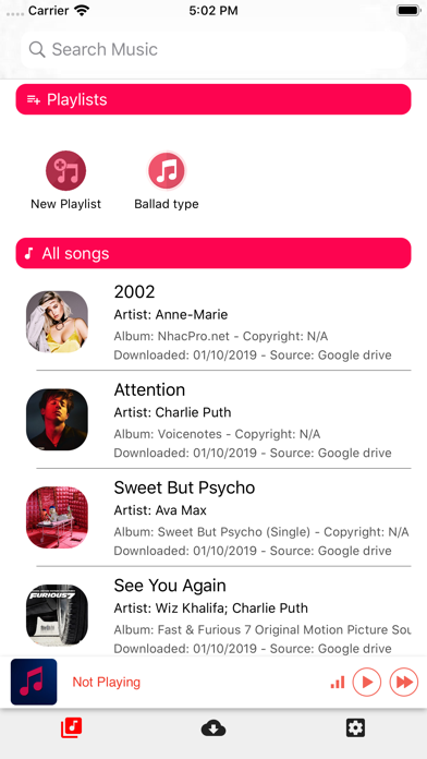 Music Player Offline screenshot 2