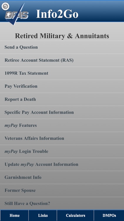 DFAS, Info2Go screenshot-3