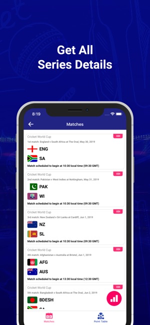 CricUP - Cricket Scores & News(圖6)-速報App