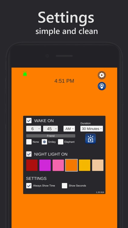 Time To Wake Night Light Alarm screenshot-0