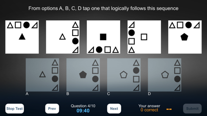 How to cancel & delete Abstract Reasoning Test from iphone & ipad 1