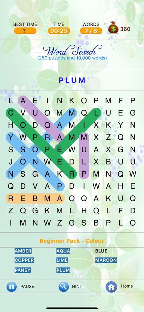 Hacks for Word Search