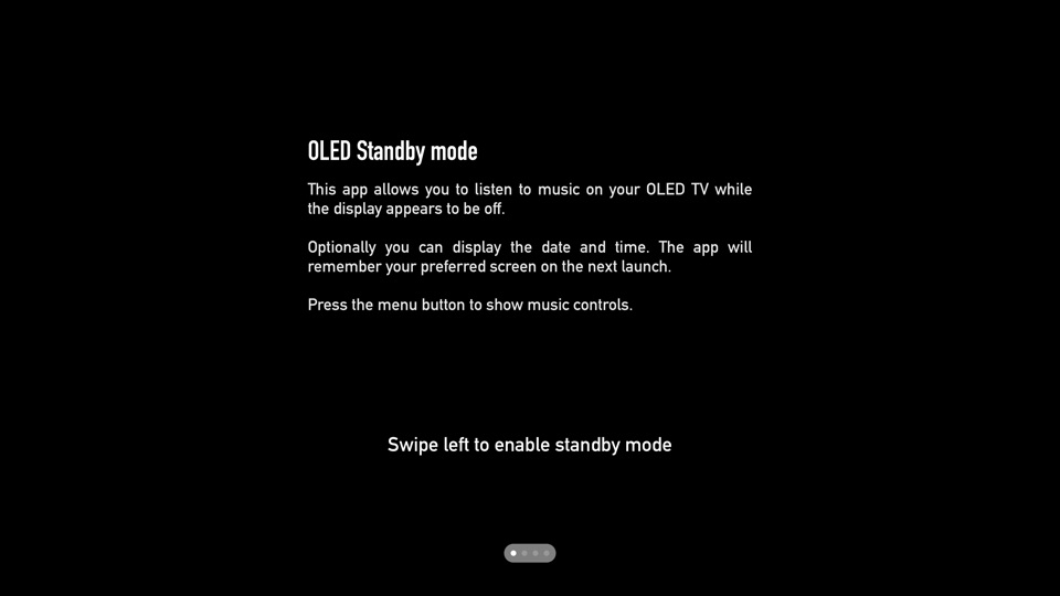 Screenshot #1 for Standby for OLED