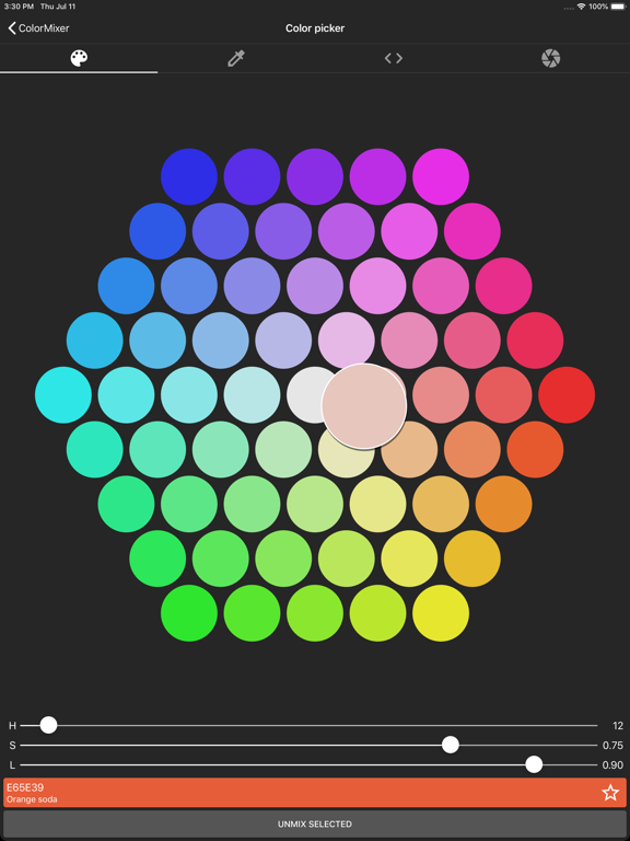 ColorMixer Mix Unmix & Convert screenshot 2
