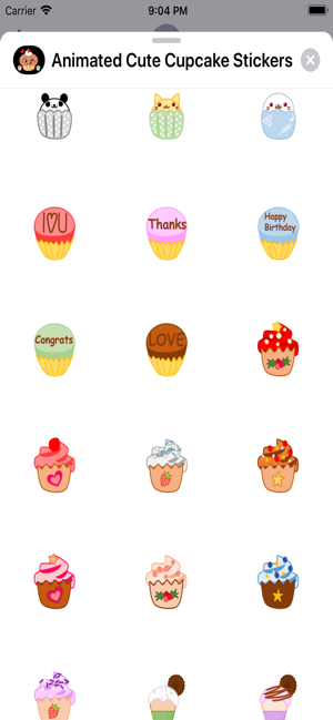 Cute Cupcake Animated Stickers(圖8)-速報App