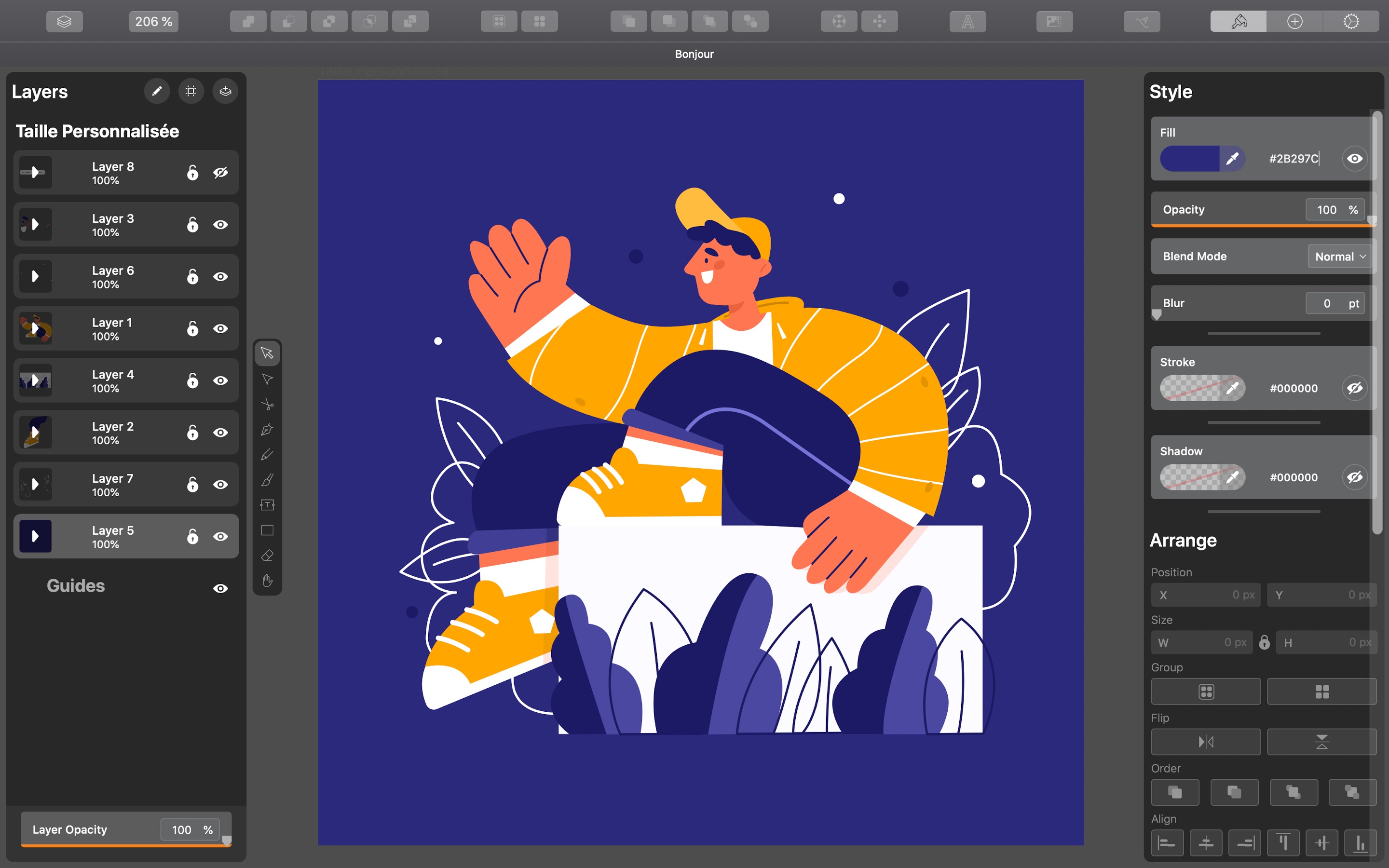 Screenshot do app Vectornator Pro - Vector Art