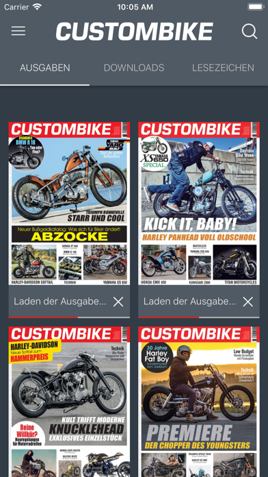 CUSTOMBIKE Magazin screenshot1