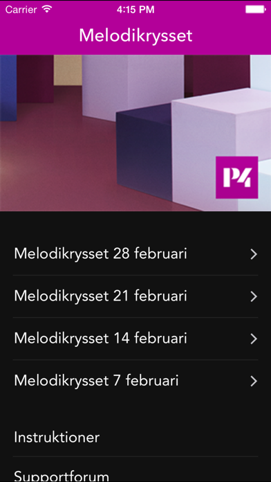 How to cancel & delete Melodikrysset i P4 from iphone & ipad 2