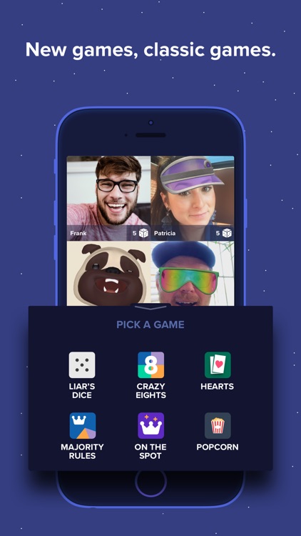 pop.in - games on group video