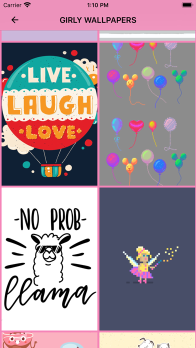 Girly Backgrounds & Wallpapers screenshot 4