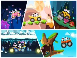 Imágen 2 Bebé Panda Carreras de carros iphone