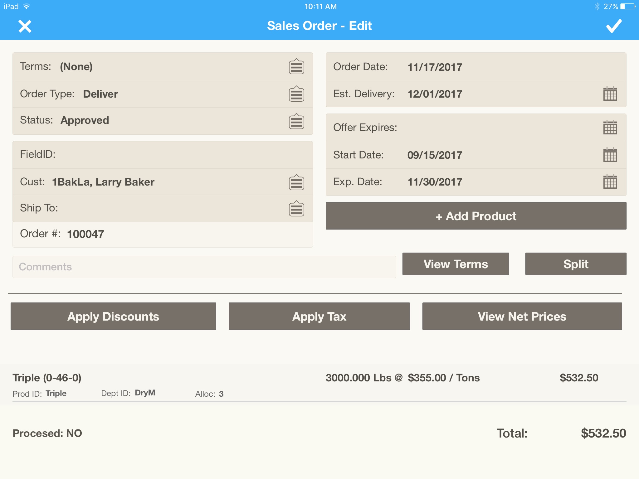 Agvance Sales screenshot 3