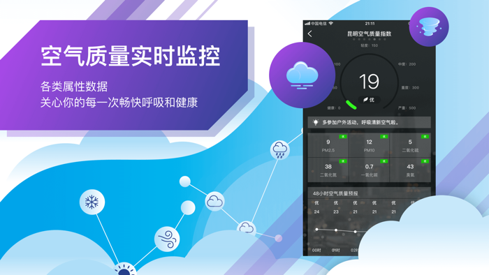 天气预报-15天预报空气质量和天气实况精准查询