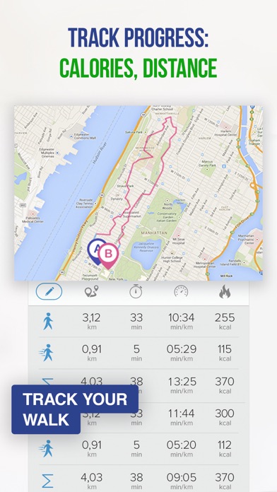 Walking for Weight Loss: training plan, GPS, how-to-lose-weight tips by Red Rock Apps Screenshot 3