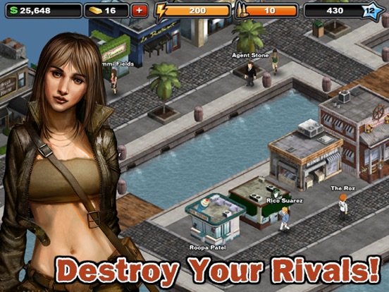 Crime City iPad app afbeelding 3