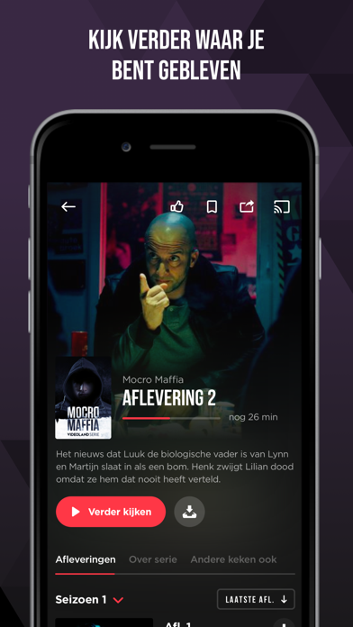 Videoland app screenshot 3 by RTL Nederland B.V. - appdatabase.net