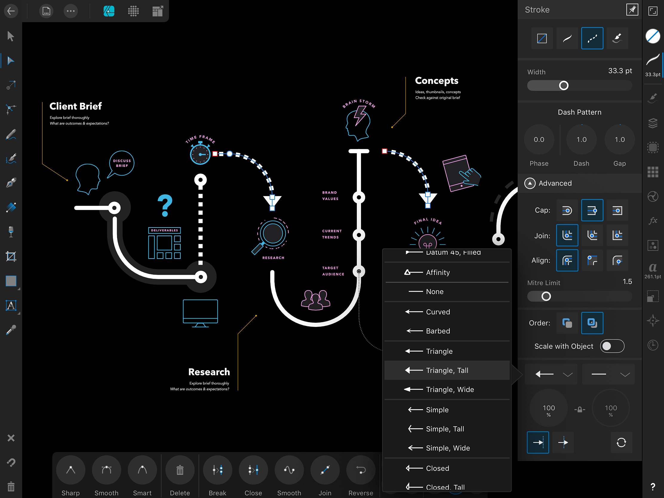 Screenshot do app Affinity Designer