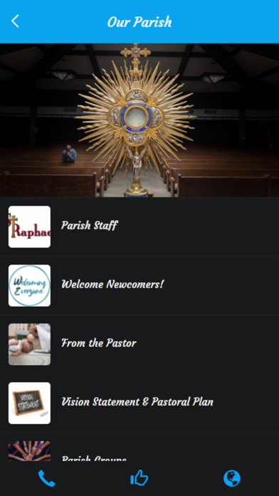 St Raphael Parish Application screenshot 2