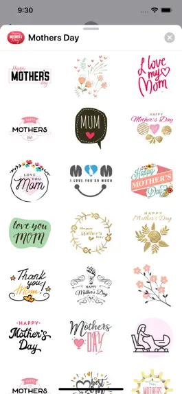 Game screenshot Mothers Day Greeting Stickers mod apk