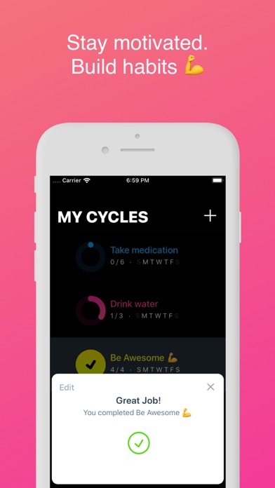 Cycles - Daily Habit Creator screenshot 2