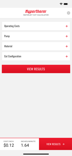 Hypertherm Cut Calculator