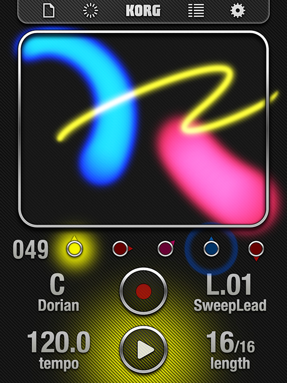 KORG iKaossilator screenshot