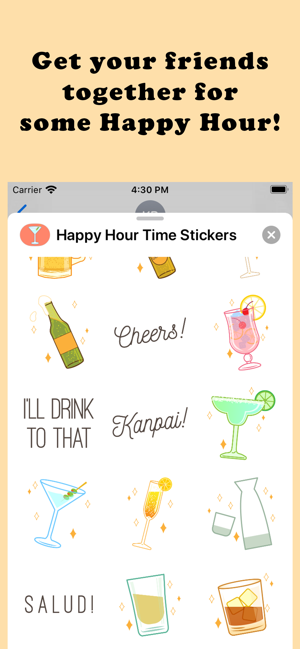 Happy Hour Time Stickers(圖3)-速報App