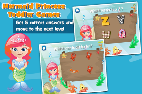 Mermaid Princess Toddler Game - náhled