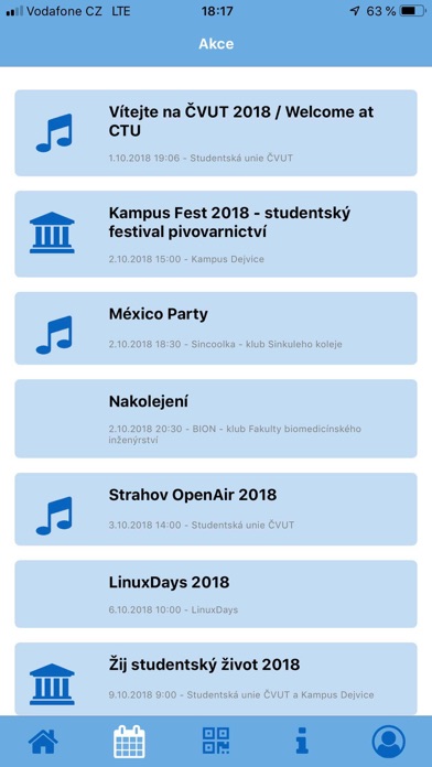Index studenta ČVUT screenshot 2