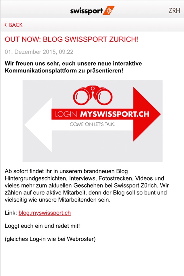 Swissport screenshot 4