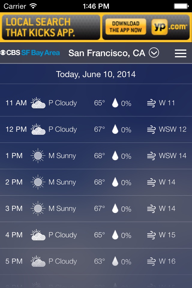 CBS SF Bay Area Weather screenshot 4