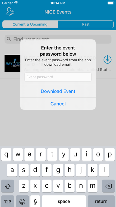 How to cancel & delete NICE Events 2019 from iphone & ipad 2