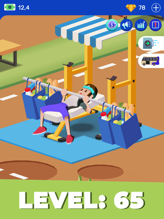 iPad Image of Idle Fitness Gym Tycoon - Game