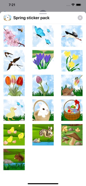 Spring sticker pack(圖1)-速報App