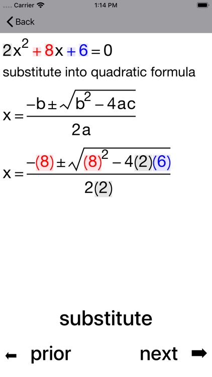 Quadratic Equations screenshot-9