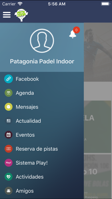 Patagonia Padel Indoor screenshot 2