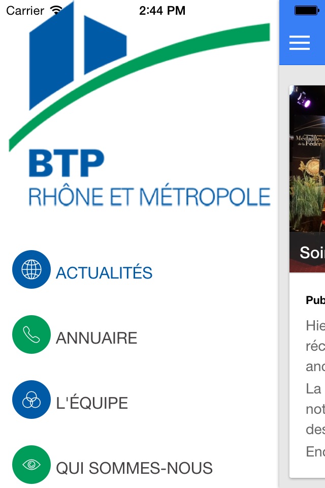 BTP Rhône screenshot 2