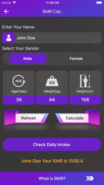 Fitness Calculator - BMI & BMR screenshot-4