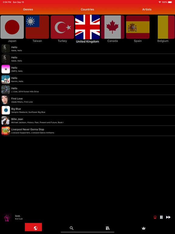 iPad Image of Musi - Simple Music Streaming.