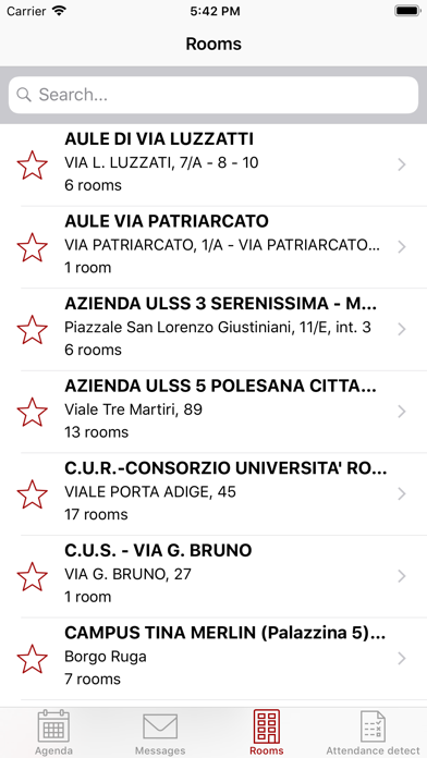 OrariUniPD screenshot 3