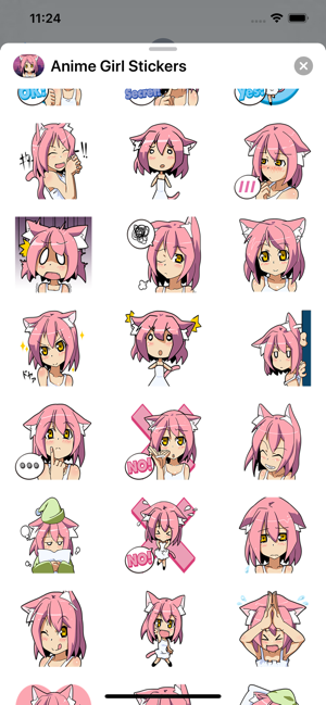 Anime Girl Sticker(圖2)-速報App