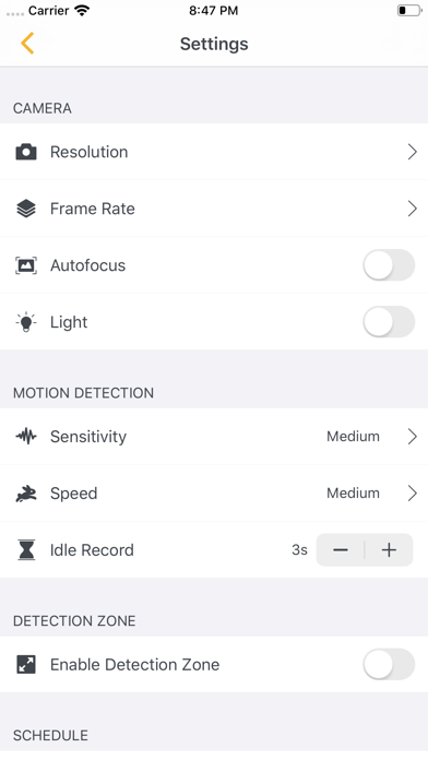 Motion Sensor screenshot1