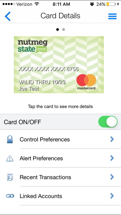 How to cancel & delete Nutmeg State FCU Card Manager from iphone & ipad 3