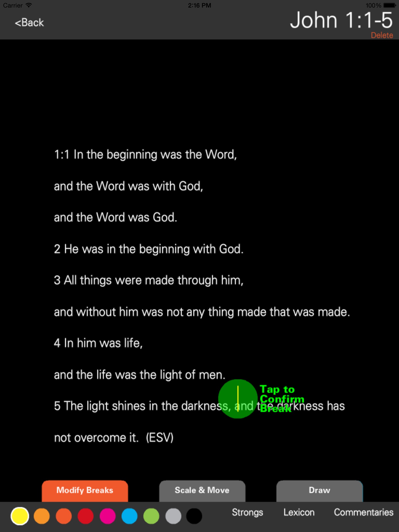 Bible Mark Up - Bible Study screenshot 2