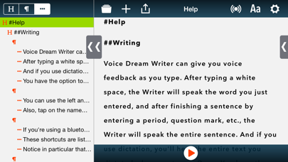 Voice Dream Writer Screenshot 3