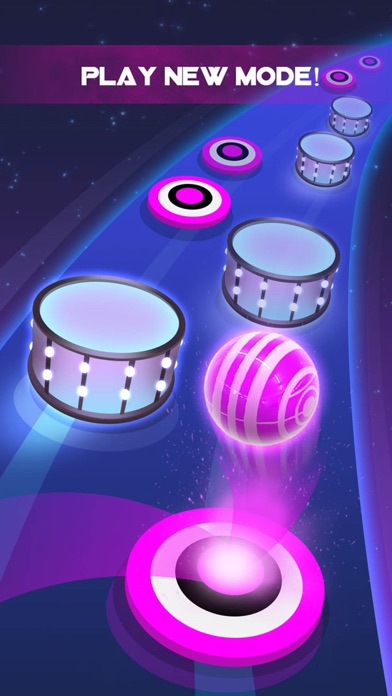 Dancing Neon Ball: Rush Road screenshot 2
