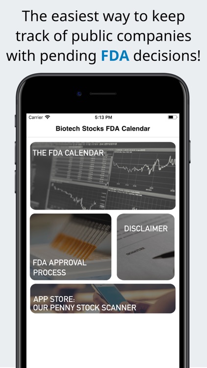 Biotech Stocks FDA Calendar by Dallas Croce