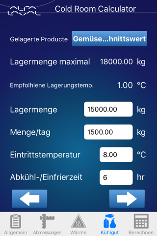 Cold Room Calculator screenshot 4