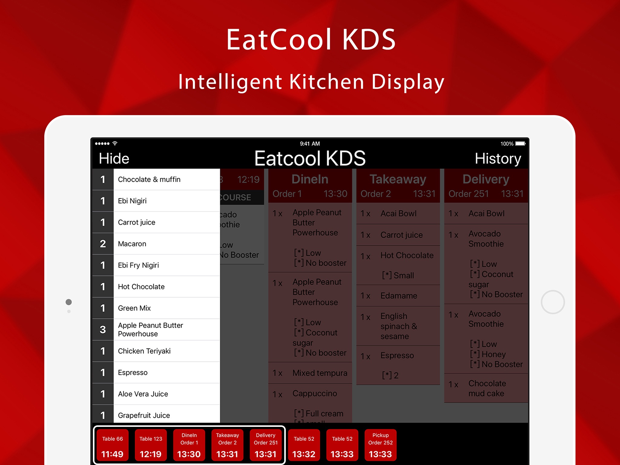 EatCool KDS screenshot 2