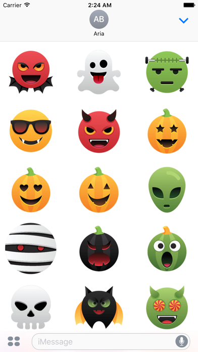 Halloween Emoji Icon Sticker screenshot 2